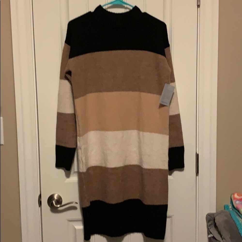 long sleeve sweater dress